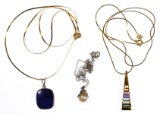 18k Gold and 14k Gold Necklace and Pendant Assortment