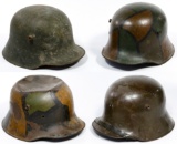 World War I German Combat Helmet Assortment