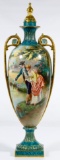 Royal Bonn Hand Painted Porcelain Lidded Urn / Vase