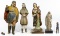 Mexican Santos Hand Carved Wood Figurine Assortment