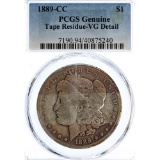 1889-CC $1 VG Details PCGS