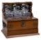 Oak Tantalus with Decanters