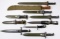 World War II U.S. Bayonet and Scabbard Assortment