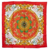 Hermes 'Luna Park' Carousel Silk Scarf