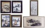 Asian Poem with Mountain Artwork Assortment