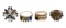 14k Yellow Gold, Gemstone and Diamond Ring Assortment