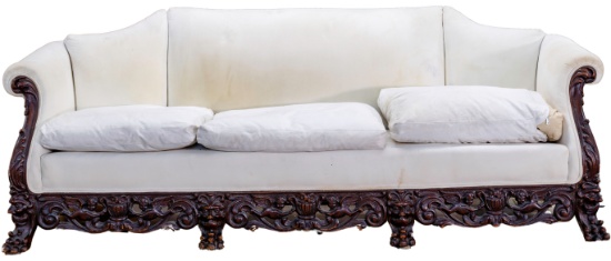 Gothic Style Carved Sofa Frame