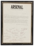 Arsenal Magazine Letter to Joshua Kind