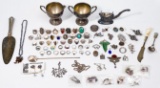 Sterling Silver and European Silver (800) Jewelry Assortment