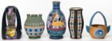 Czechoslovakian Amphora Pottery Assortment