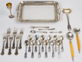 Austrian Silver Flatware and Hollowware Assortment