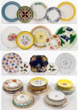Porcelain and Ceramic Plate Assortment