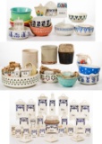 Mixing Bowl and Canister Ceramic Assortment