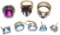 14k Gold Ring and Earring Assortment