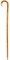 14k Yellow Gold and Birdseye Maple Walking Cane