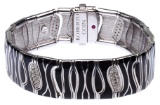 Roberto Coin 18k White Gold, Enamel and Diamond Bracelet