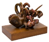 Richard Hunt (American, b.1935) 'Tubing Form #8' Copper Sculpture