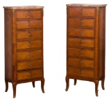 French Marquetry Lingerie Chests