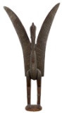 African Senufo Bird Carved Wood Sculpture