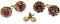 18k Yellow Gold Pierced Earring Assortment