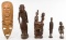 African Carved Wood Makonde Art Assortment