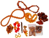 Amber and Bakelite Jewelry Assortment