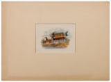 19th Century Novelty Watercolor