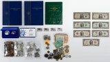 US and World Coin and Currency Assortment