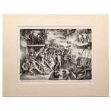 John McCrady (American, 1911-1968) 'Carnival in New Orleans' Lithograph