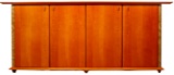 Italian Modernist Style Wood and Veneer Sideboard