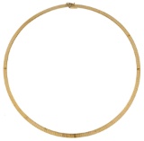 14k Yellow Gold Choker Necklace