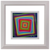 Ron Agam (French / American, b.1958) 'Kinetic Square' Print