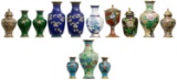 Asian Cloisonne Vessel Assortment