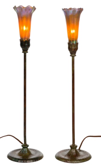 Chicago Art Glass Lamps