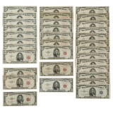 $5 Silver Certificate and Red Seal Assortment