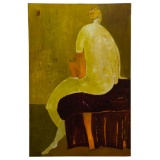Sherri Belassen (American, b.1966) 'Simple Bather' Oil on Canvas