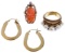 14k and 10k Yellow Gold Jewelry Assortment