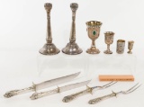 Sterling Silver and Russian Silver (875) Object Assortment