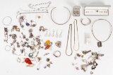 Sterling and European Silver (800) Jewelry Assortment