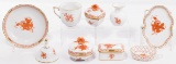 Herend 'Chinese Bouquet Rust' Porcelain Assortment