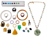14k Yellow Gold and Stone Jewelry Assortment