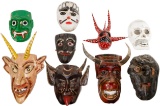 Central American and Mexican Dance Mask Assortment