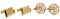 14k Yellow Gold Cufflink Sets