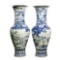 Chinese Blue and White Palace Vases