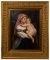 R. Douglas after William Bouguereau 'Woman of Cervara and her Child' Oil on Panel