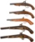 Decorative Wood Black Powder Gun Assortment