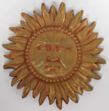 Plaster Sun Wall Relief