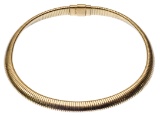 Forstner 14k Yellow Gold Omega Stretch Choker Necklace