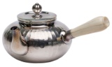 Japanese Silver Yokode Kyusu Teapot