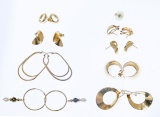 14k Yellow Gold Pierced Earring Assortment